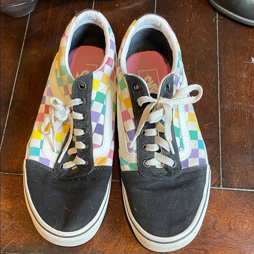 Vans Colorful Checkered Athletic Sneakers